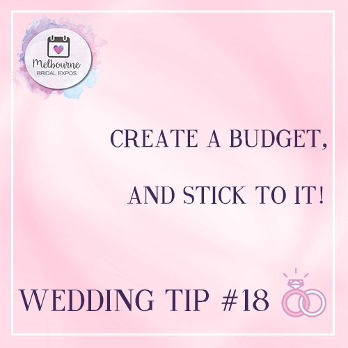Create a wedding budget