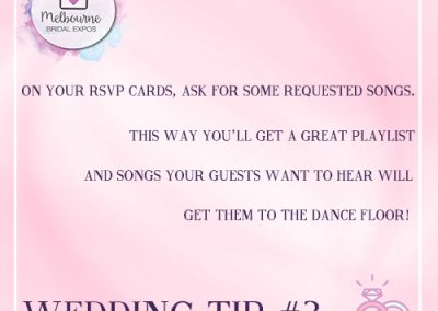 Requesting songs on your RSVP cards